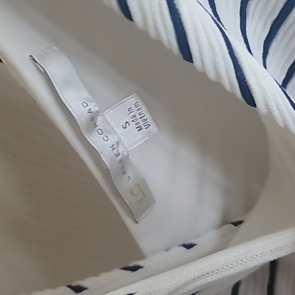 LC Lauren Conrad adorable sleeveless dress with open back cross design w buttons - Picture 2 of 5